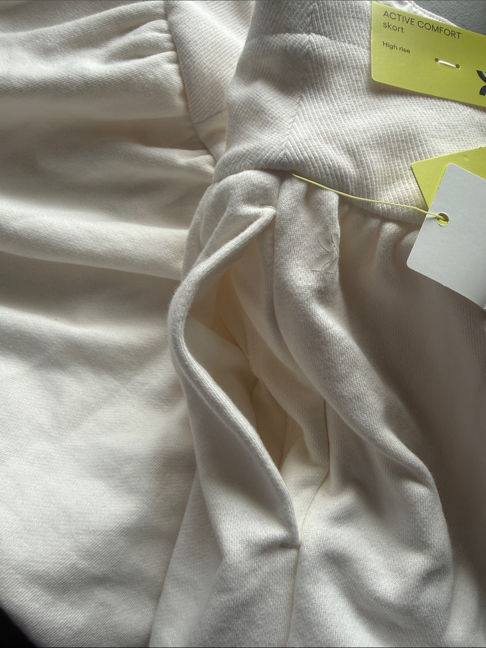 2 Women’s Drawstring Pull-On Skort - Lilac and White, Size L - Picture 9 of 9